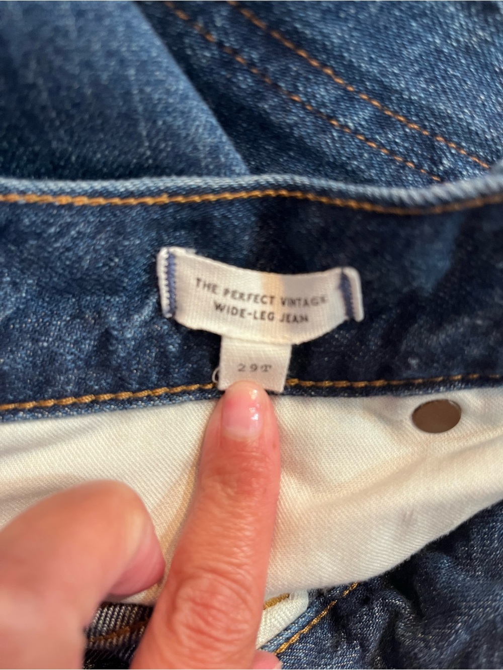 Madewell perfect vintage wide leg jean softdrape 29T 29 tall - Picture 9 of 11